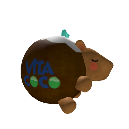 Capivara Coconut Rabbit Orelhas de coelho hiperrealistas com