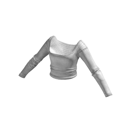 White Long Sleeve Knit Top | Roblox Item - Rolimon's