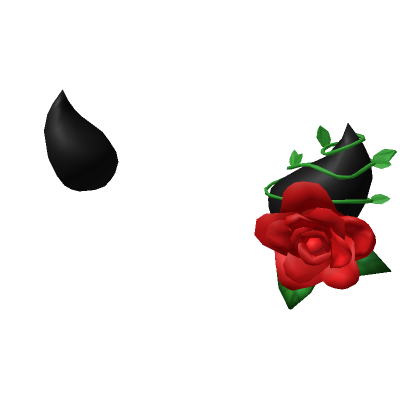Roblox Item Floating Red Rose Horns