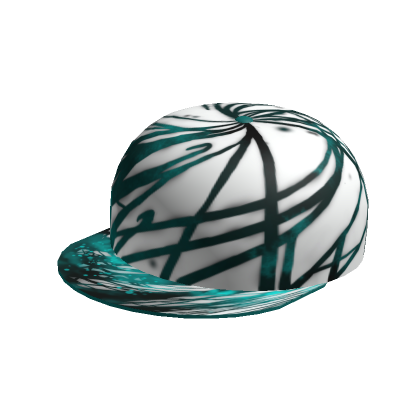 Roblox Item Teal Evanescence Fitted Cap