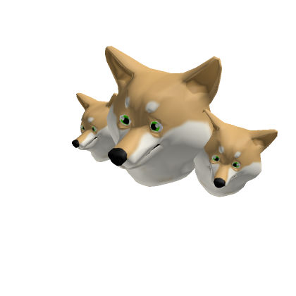 Triple Doge Dog Head | Roblox Item - Rolimon's