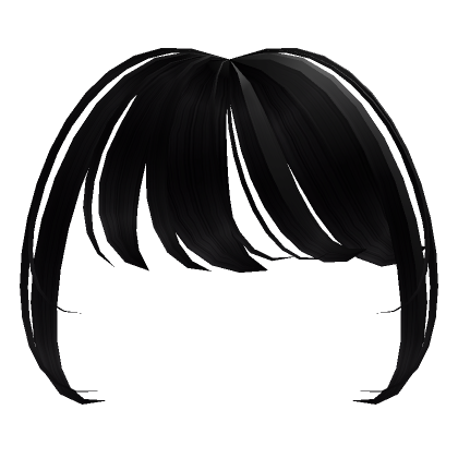 Black Swept Hair - Roblox