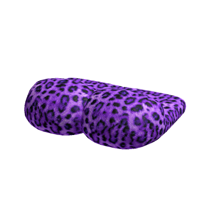 Purple Leopard Slippers | Roblox Item - Rolimon's