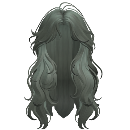 Huge Dark Blue Long Hair With Twin Buns (From LGCo - ROBLOX