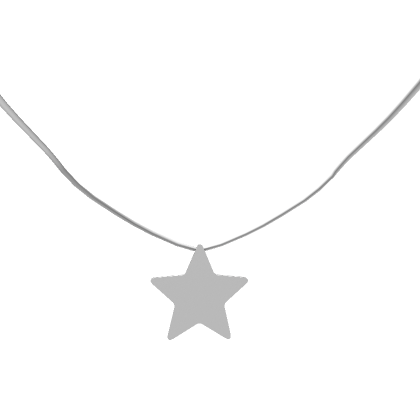 Roblox Item Starry Necklace in White