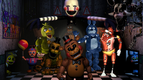 five nights at Freddy no ROBLOX! parte 2 #fivenightsatfreddy #fnaf #ro