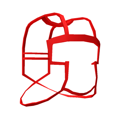 Roblox Item Red Wired Cage Mask