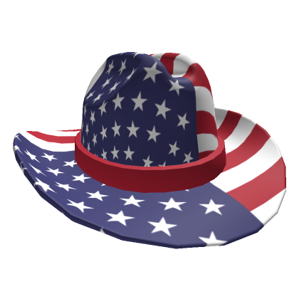 American Flag Cowboy Hat - Roblox