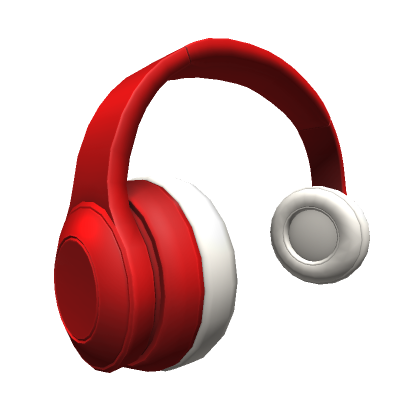 Roblox Item Red Headphones