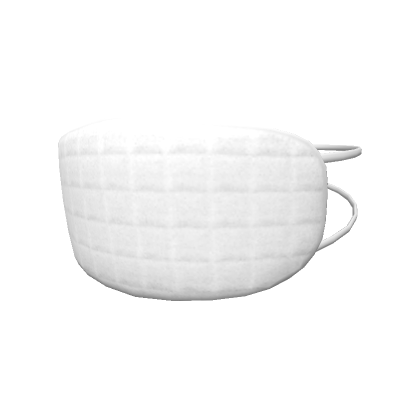 Roblox Item White Quilted Face Mask