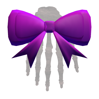 Roblox Item Bone Bow - Purple