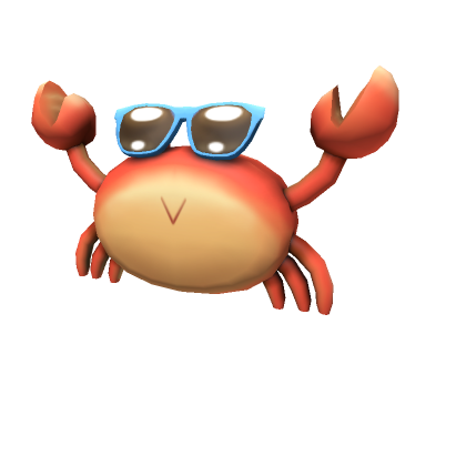 Roblox Item Cool Crab Shoulder Friend