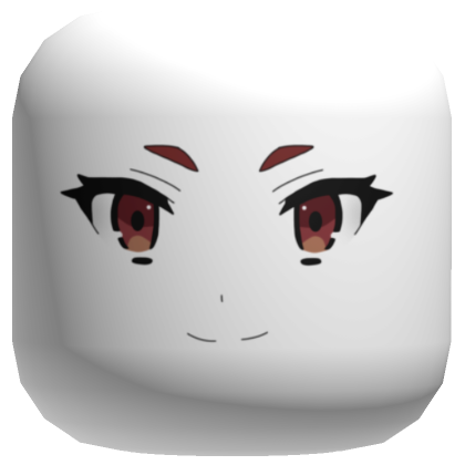 Mouthless Grey Eyed Anime - Roblox