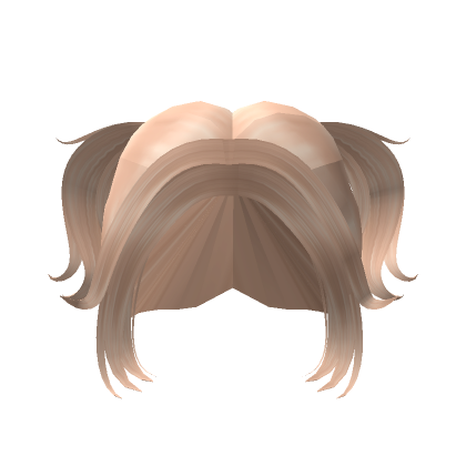 Mini Messy Kawaii Pigtail Extensions in Blonde