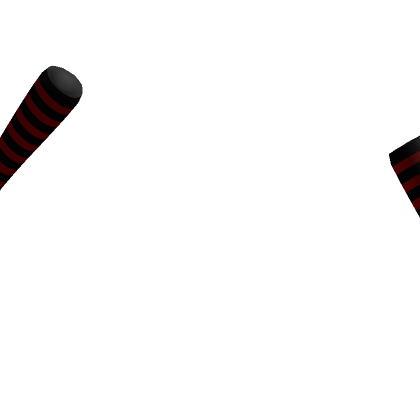 Emo Dark Red Striped Arm Warmers