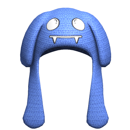 Blue Bat Fang Squeeze Beanie | Roblox Item - Rolimon's