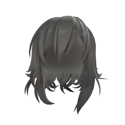 White Anime Hair Roblox Wikia Fandom - Anime Boy Hair Roblox Png,Black And  White Anime Png - free transparent png images 