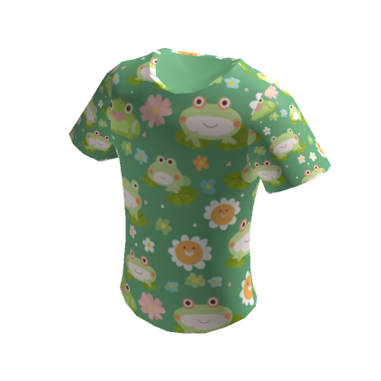 cottage core} frog bag!  Roblox t shirts, Roblox shirt, Frog t shirts