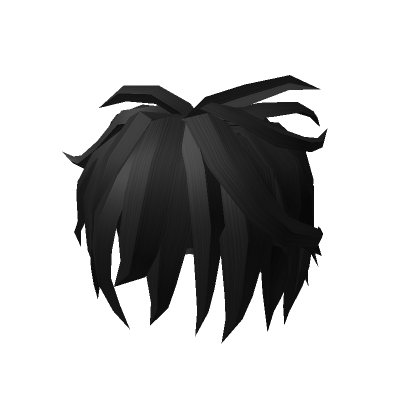 Messy Black Emo Hair | Roblox Item - Rolimon's