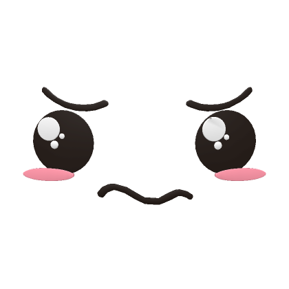 Cartoon Sad Face | Roblox Item - Rolimon's