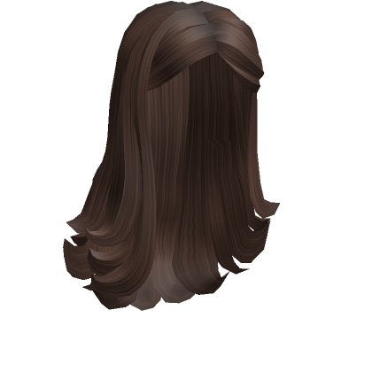 Trendy Curly Dark Brown Long Hair's Code & Price - RblxTrade