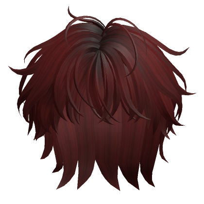 Soft Anime Style Hair(Red) | Roblox Item - Rolimon's
