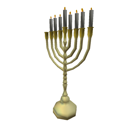 Roblox Item Menorah - Hanukkah 7th Day