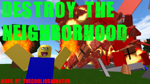 Destroy The Noob's Home - Roblox