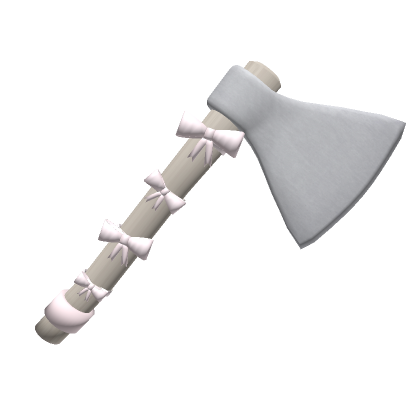 3.0 Axe With Pink Bows (back) 