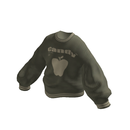 Y2K Oversized Knitted Candy Sweater Green | Roblox Item - Rolimon's