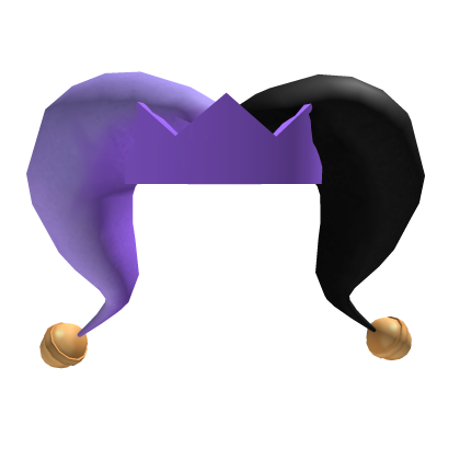 Purple and Black Jester Hat | Roblox Item - Rolimon's