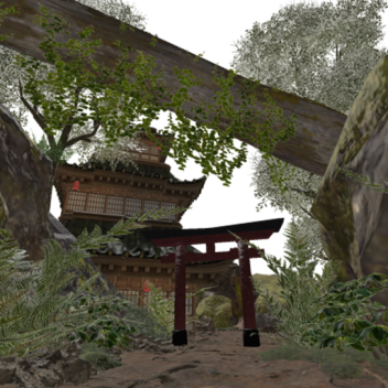 Bosque/Templo Japonés Realista (Escaparate)