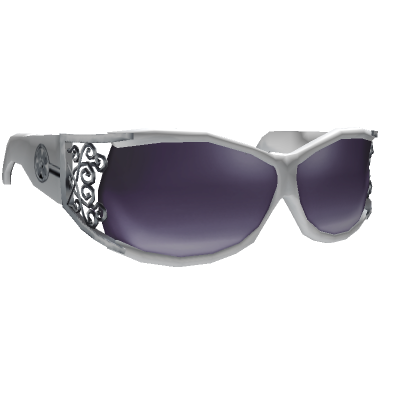 White Cyber Y2K Classy Shades | Roblox Item - Rolimon's