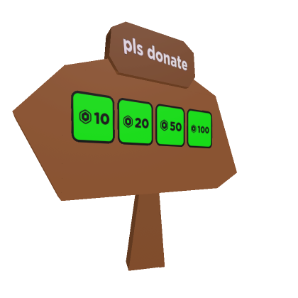 Pls Donate Head Sign's Code & Price - RblxTrade