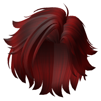 Roblox Item Red Anime Hair