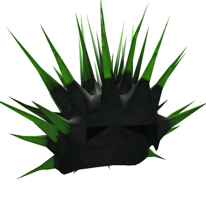 Green Punk Spiked Hair - Roblox