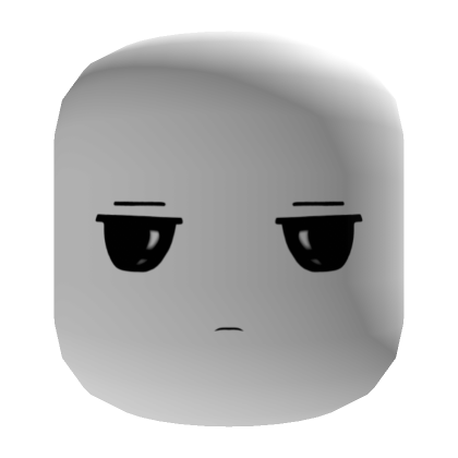 Simple Bored Manga Face White | Roblox Item - Rolimon's