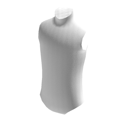 Roblox Item White Turtle Neck Bodysuit w/ Back Heart Cutout
