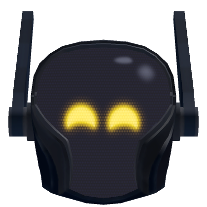 Roblox Item Happy Gold Neon Cyber Mask