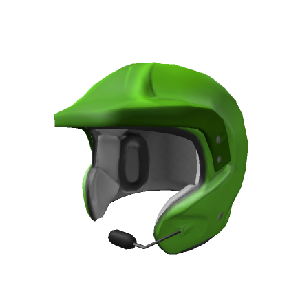 Roblox Item Rally Sport Helmet (Green)