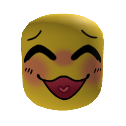 Cute Happy Noob Face  Roblox Item - Rolimon's