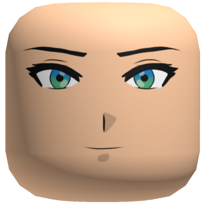 Mouthless Lime Eyed Anime - Roblox