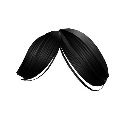 Swept Bangs in Black | Roblox Item - Rolimon's