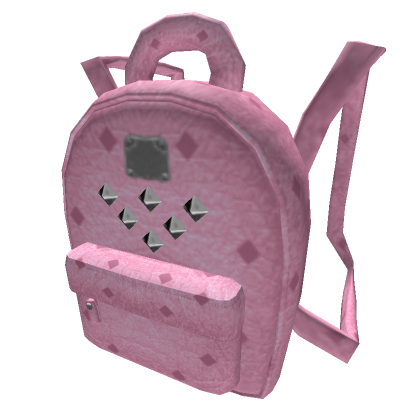 Pink designer backpack discount