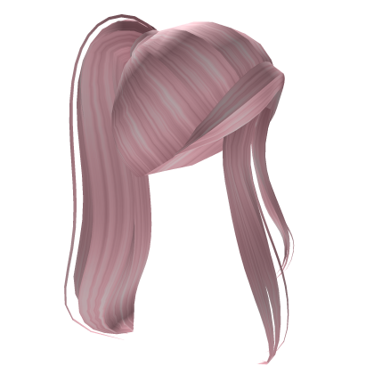 Roblox Item Classy Pink High Ponytail
