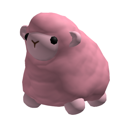 Roblox Item Pink Sheep Plushie