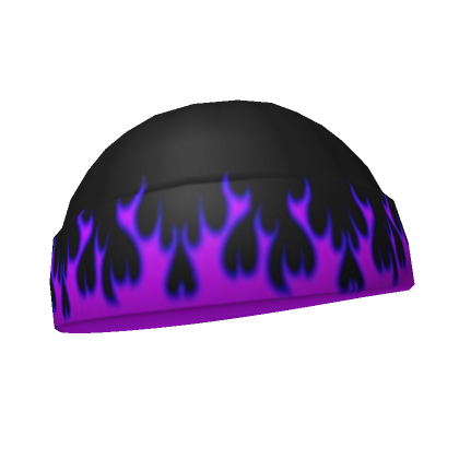 Roblox Item Purple Flame Beanie