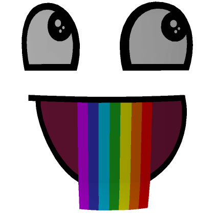 Roblox rainbow barf new arrivals face