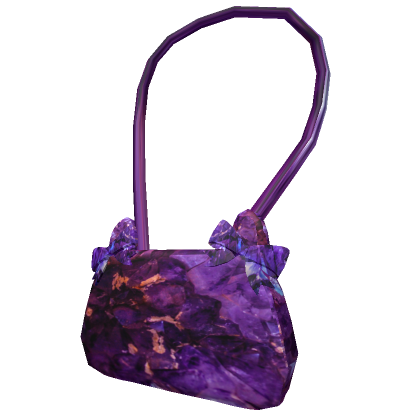 Roblox Item Purple Sparkle Cat Ears Purse