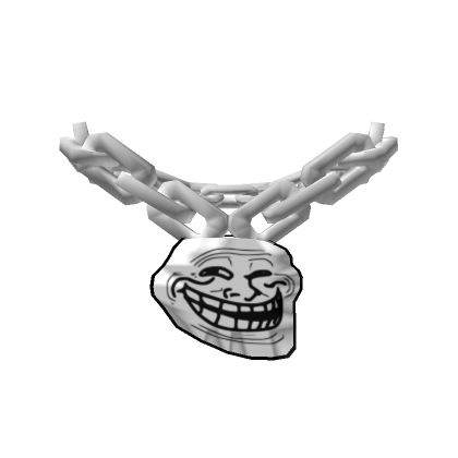 Trollface Necklace  Roblox Item - Rolimon's